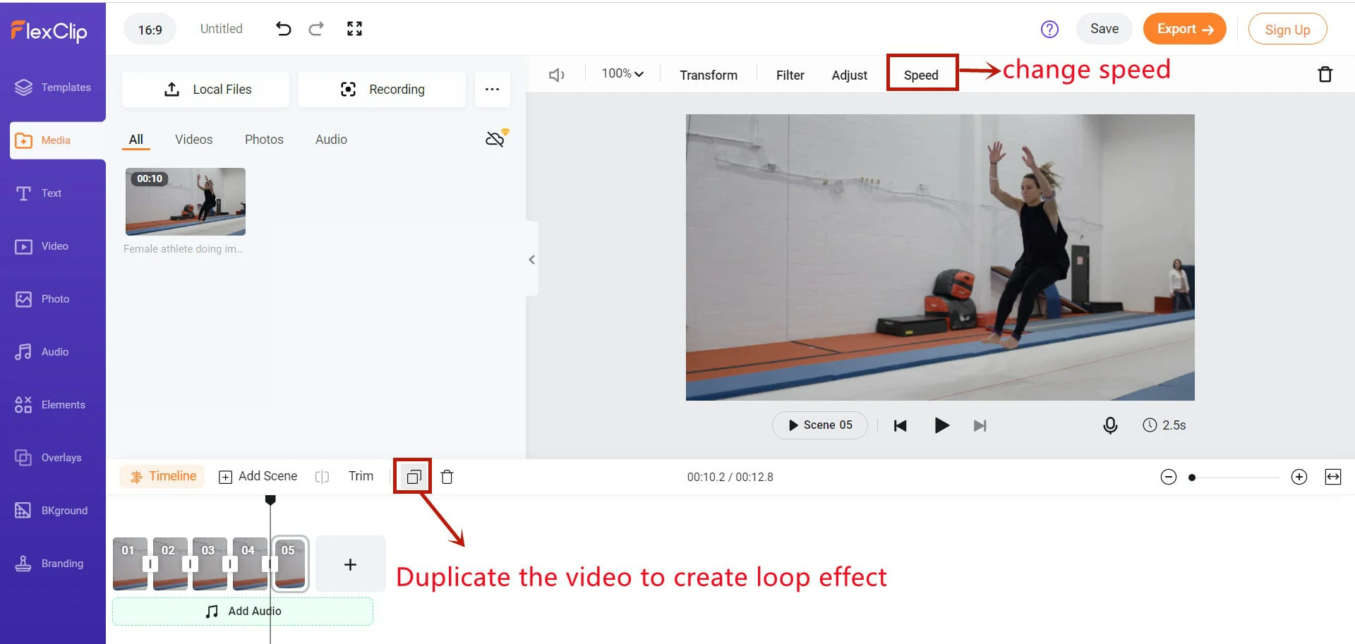 Repeat  videos! Loop  Videos! Repeat full or partial   videos using  Loop