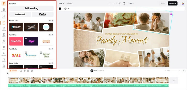 Hundreds of Texts, Filters, Overlays and Other Elements to Infuse Your Creativity into Slideshow