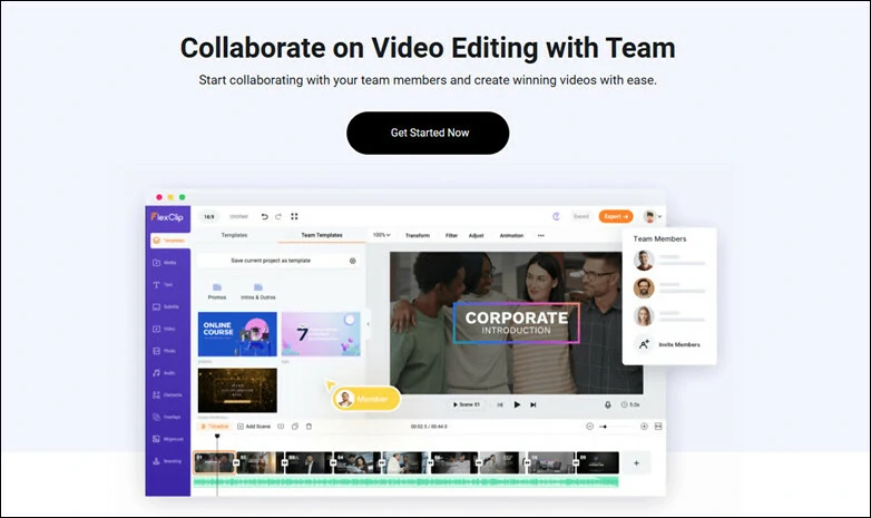 Team Collaboration Feature to Craft Slideshow with Your Colleague