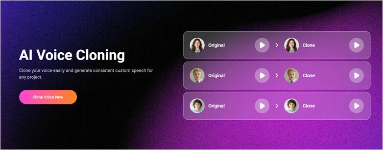 FlexClip's Voice Cloning Feature to Convert Text into Speech