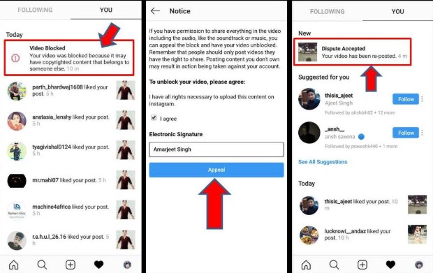 Instagram Blocked My Video Fix - Appeal