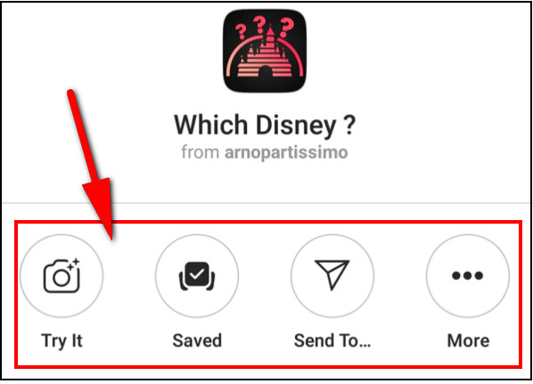 Find the Disney Filter from Your Friends' Stories
