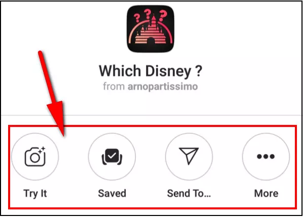 Find the Disney Filter from Your Friends' Stories