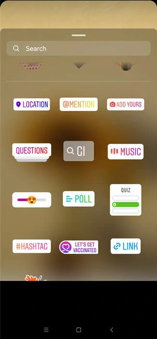 Edit the Question Sticker and Share