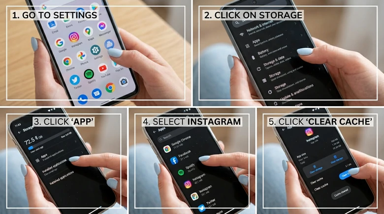 Clear Instagram Cache