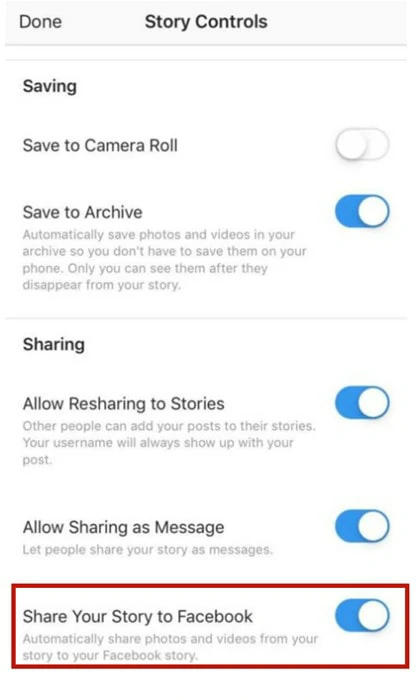 Enable Share Your Story to Facebook Feature