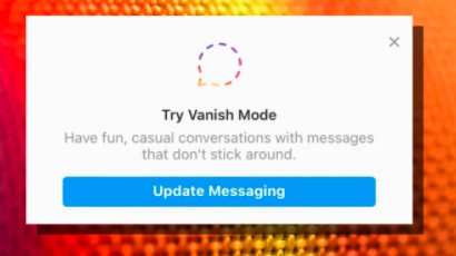 Instagram Vanish Mode