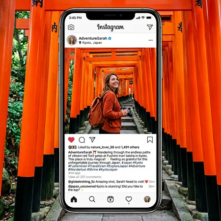 Instagram Post Interface