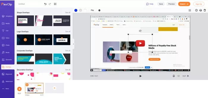 Edit Instructional Video with FlexClip