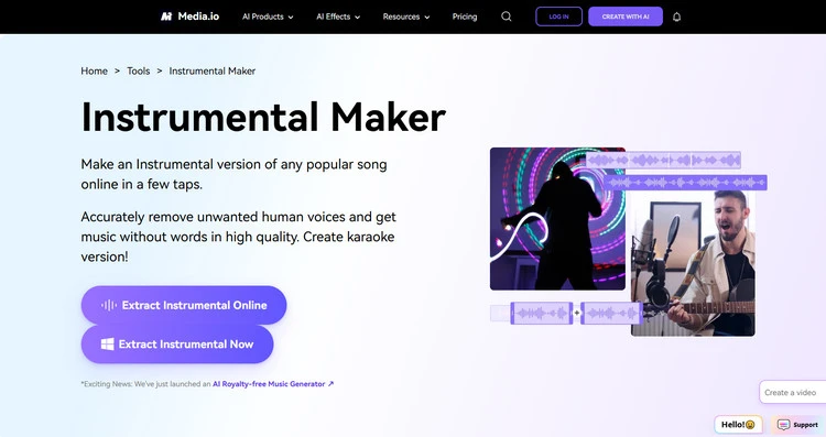 Online Instrumental Music Maker - Media.io