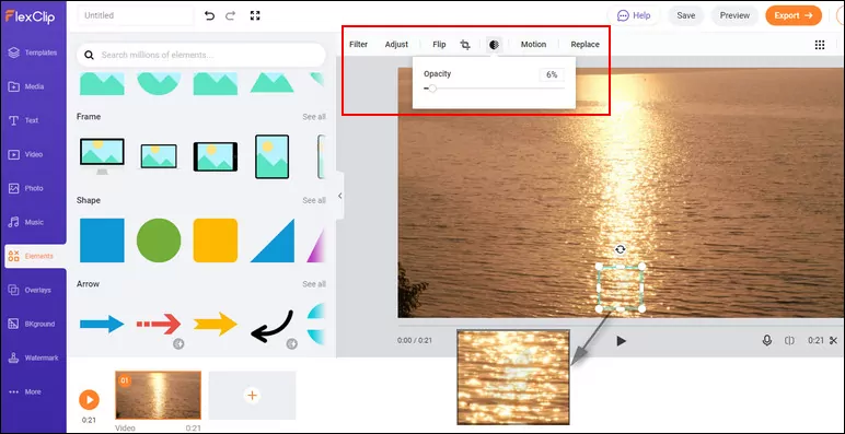 Make an Invisible Watermark in Video Online - Customize