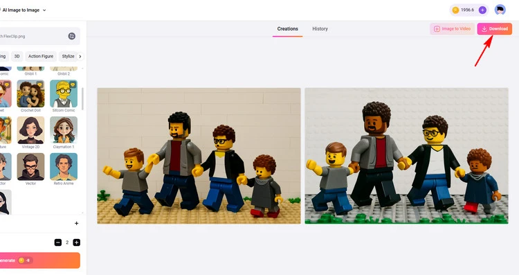 Download Your Lego Style Photo - FlexClip