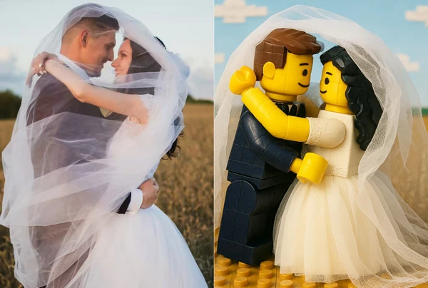 Lego Style Photo Example 1- FlexClip