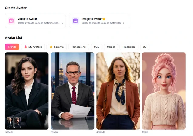 Choose FlexClip's Talking Avatar
