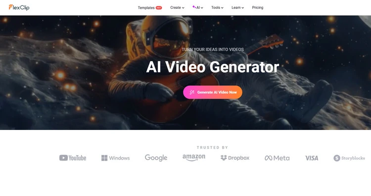 Upload Portrait to AI Video Generator - FlexClip