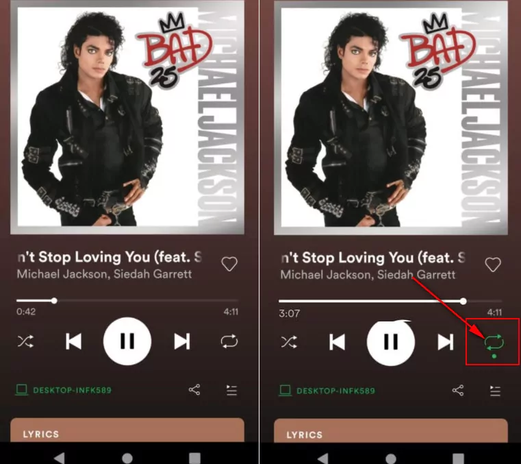  Loop a Song on Spotify on Mobile