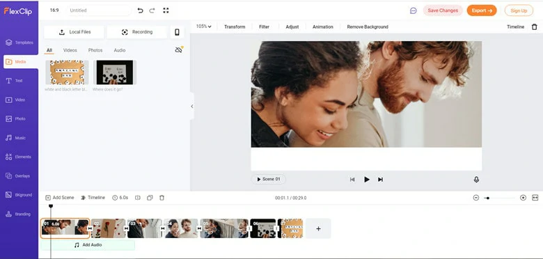 Create a Love Video - Upload Assets