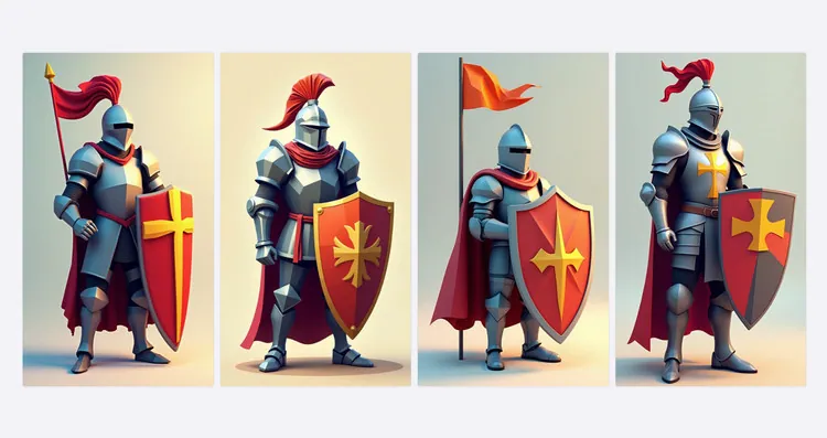 Low Poly Character Example - FlexClip