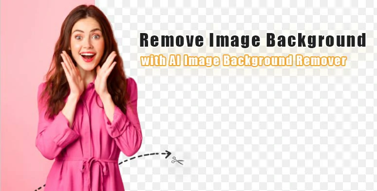 Use AI image background remover to remove image background for photo montage video