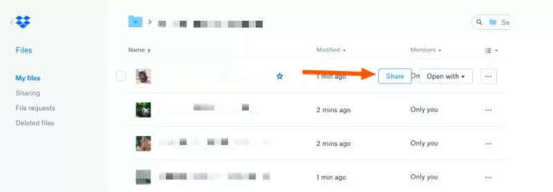 Make a Video into a Link on Dropbox