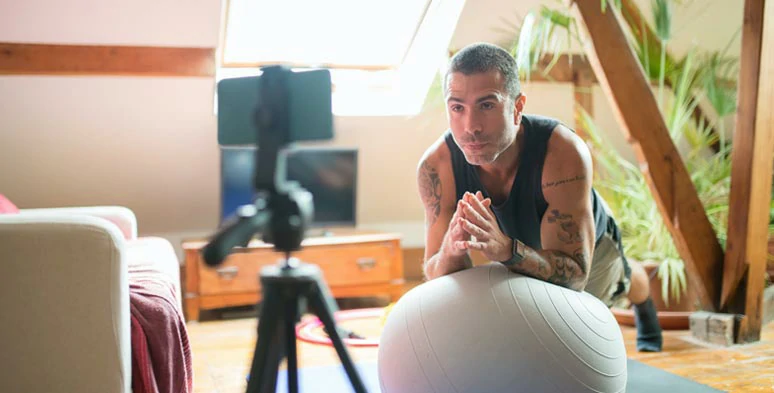 How to shoot a workout video at home or in the gym