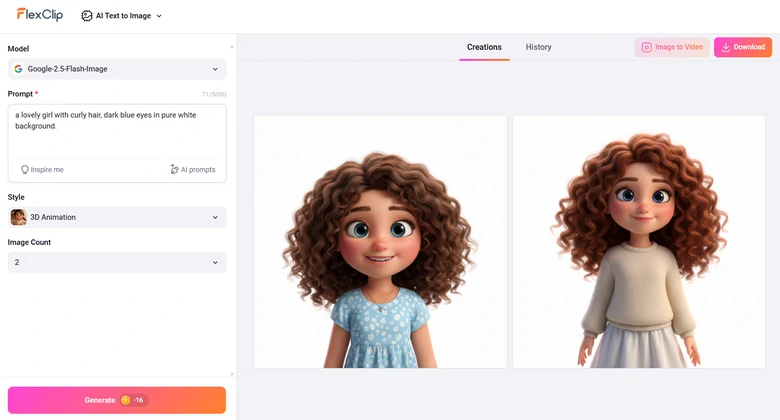 Generate AI Animated Characters
