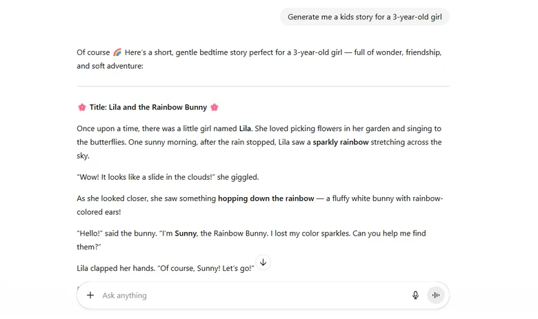 Generate a Story with ChatGPT