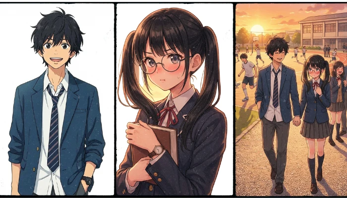 アニメーション写真編集の例