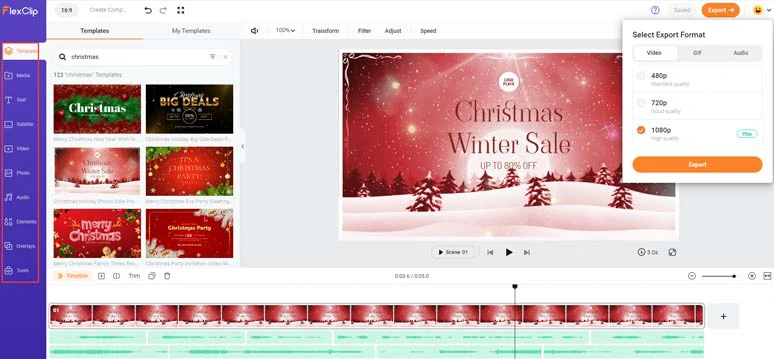 Add images and videos or use editable video templates for edits and save audio newsletters in MP4 format