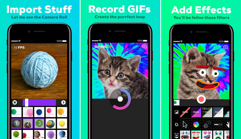 Make a GIF on iPhone with GIPHY CAM