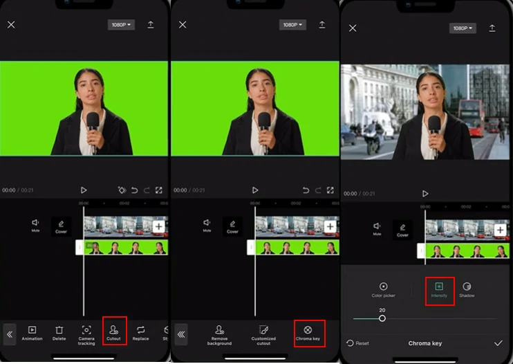 Remove Green Screen Background with CapCut Chroma Key