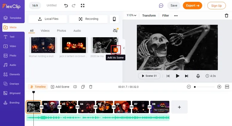How to Make Halloween Videos - Upload Resources
