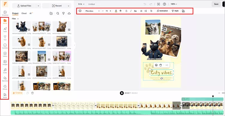 Use the Auto Edit Tool to Make a Reel with Multiple Photos - Edit