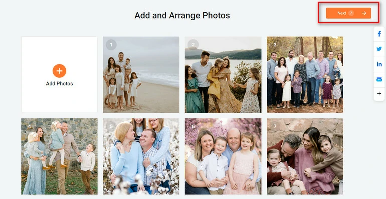 Add & Arrange Photos