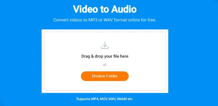 Convert video to MP3 or WAV audio file for your YouTube video project