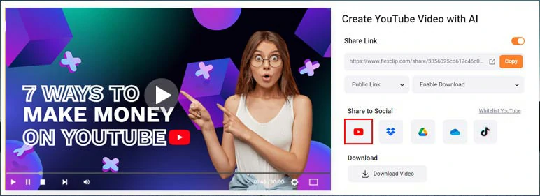 Easily share and repurpose your YouTube videos in multiple ways