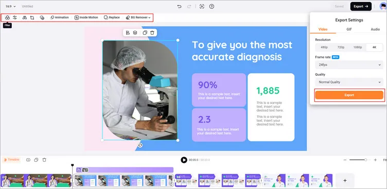 Make More Edits on Medical Videos - FlexClip