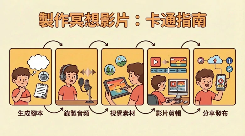 什麼是冥想影片以及如何製作冥想影片