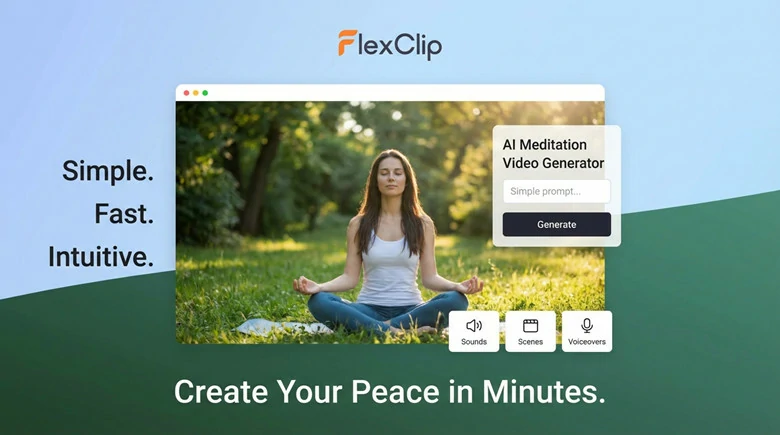 The Best AI Meditation Video Maker Online - FlexClip