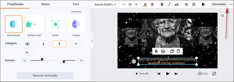 Easily animate texts, photos, clips, and other video elements