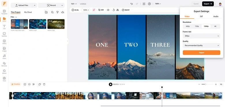 Export and Share Combined Videos