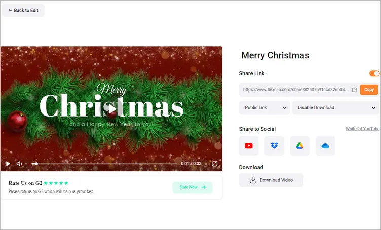 Make an Animated Christmas GIF - Save and Share as MP4