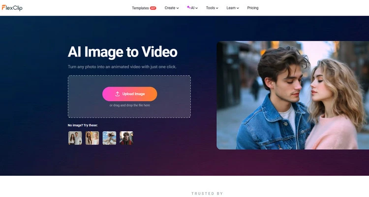 AI Image to Video Generator - FlexClip
