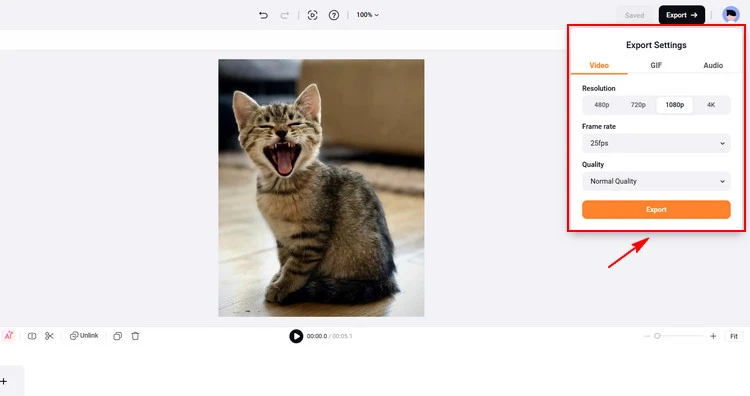 Download Generated Video - FlexClip