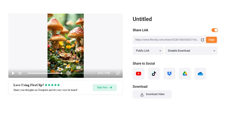 Share AI Miniature Video