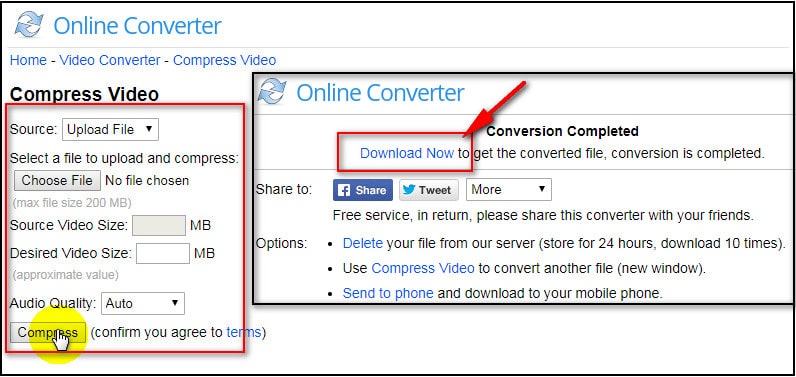 MOV Compressor - Online Converter