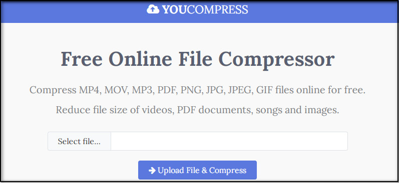 MOV Compressor - YouCompress