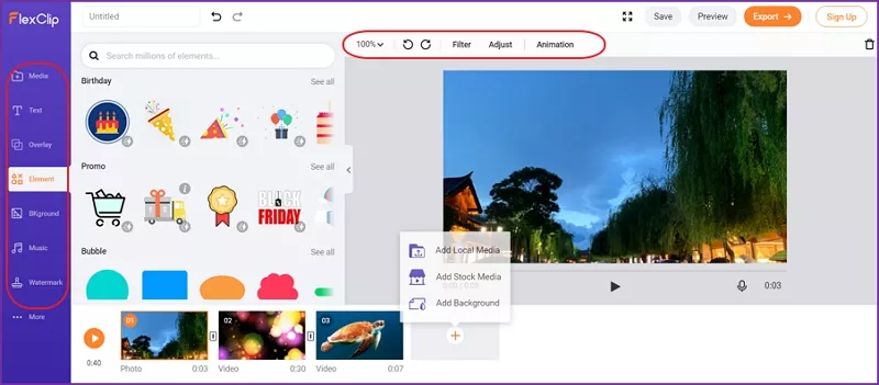 MOV Editor - FlexClip MOV Editor
