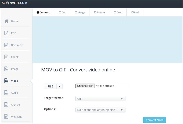 6 Best Ways to Convert MOV to GIF - AConvert