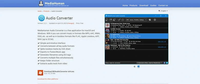 MediaHuman Audio Converter - Simple Audio Converter for Mac